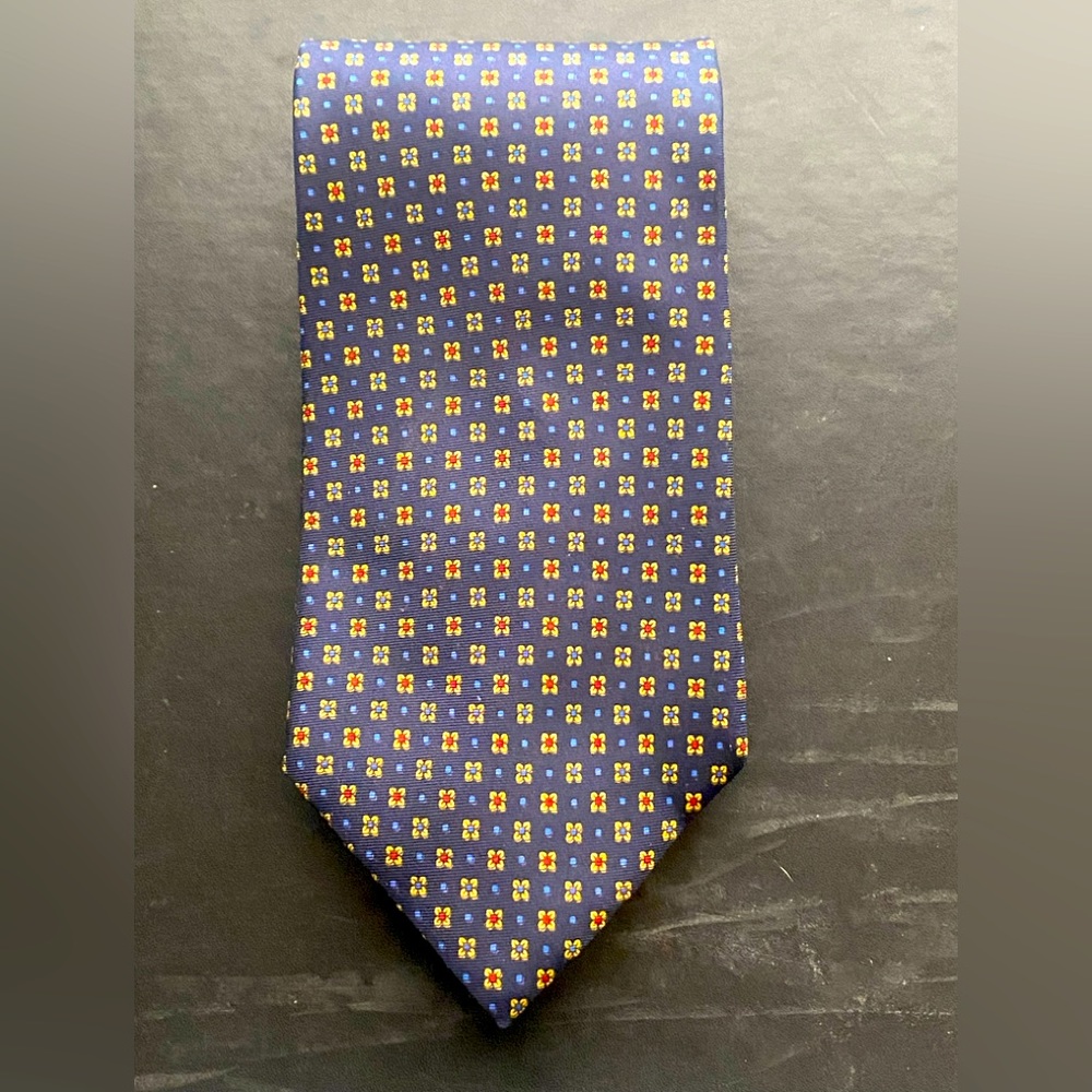 PARK AVENUE  BY MAKERS NECKTIE ALL SILK BLUE(96)